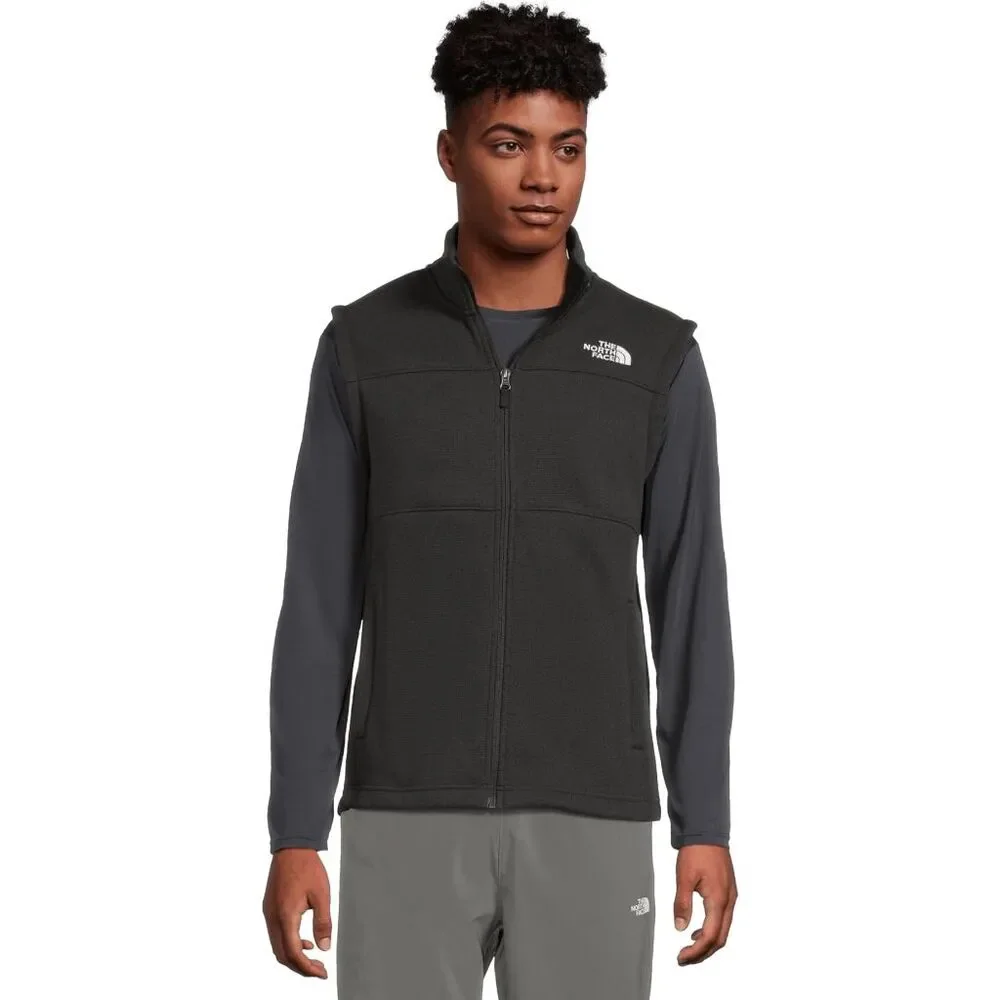The North Face Gordon Lyons Fleece Vest Black Heather Men’s Medium NEW